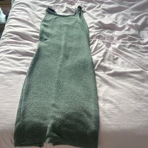 Zara Sage Textured Knit Sweater